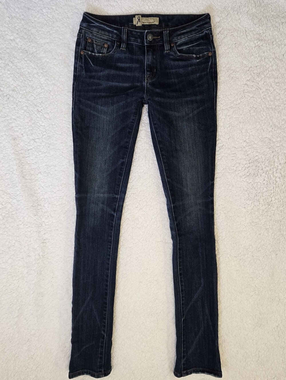 Remix by Rock Revival skinny jeans 25 Womens Stretch Dark Wash Distressed